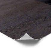 Nissan GT-R die een SR-71 oppakt Poster (Hoek)