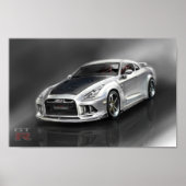 Nissan GT-R Poster (Voorkant)