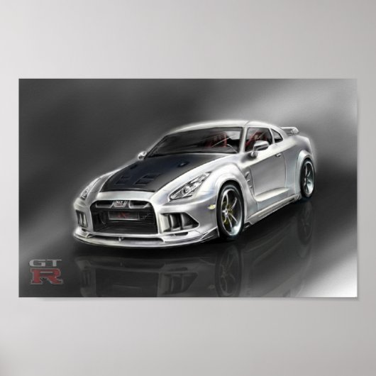Nissan GT-R Poster (Voorkant)