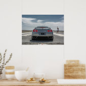 Nissan GT-R ready to race Poster (Keuken)