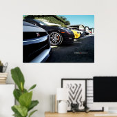 Nissan GT-R Skyline Photo Shoot R35, R34, R33, R32 Poster (Thuiskantoor)