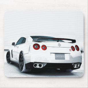 Nissan GT-R White Muismat
