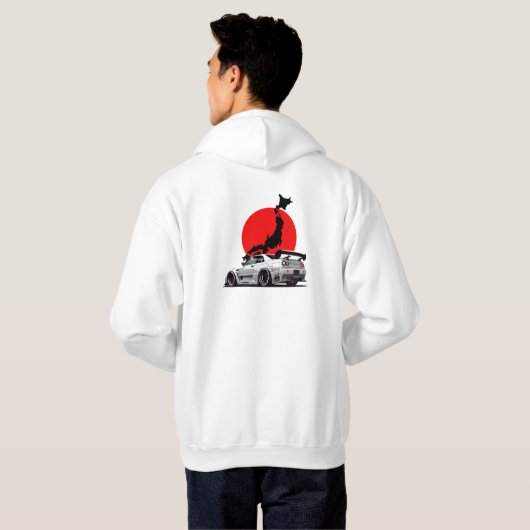 Nissan GTR Hoodie (Achterkant volledig)
