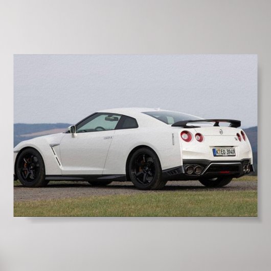 Nissan gtr poster (Voorkant)