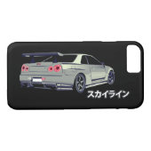 Nissan GTR r34 fonecase Case-Mate iPhone Case (Achterkant (Horizontaal))