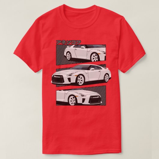 Nissan GTR r35 T-shirt (Design voorkant)