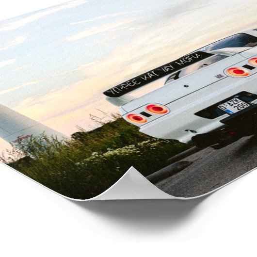 Nissan r32 poster (Hoek)