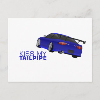 Nissan s13 (180sx/200sx/240sx) - blauw briefkaart