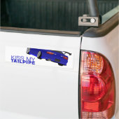 Nissan s13 (180sx/200sx/240sx) - blauw bumpersticker (Op Truck)