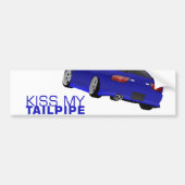 Nissan s13 (180sx/200sx/240sx) - blauw bumpersticker (Voorkant)