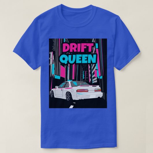 Nissan Silvia s13 Drift Queen T-shirt (Design voorkant)