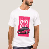 Nissan Silvia S13 Pig Nose T-shirt (Voorkant)