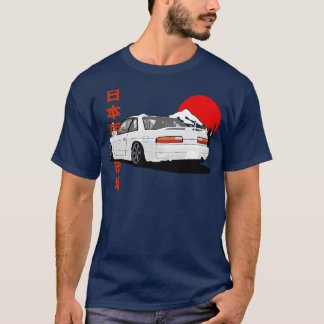Nissan Silvia S13 Terug Uitzicht T-shirt