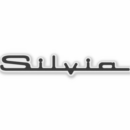 Nissan Silvia S14 Zenki Logo Sticker (Voorkant)