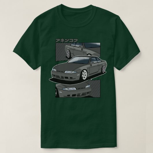 Nissan Silvia S14 Zenki T-shirt (Design voorkant)
