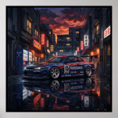 Nissan Silvia S15 JTCC Poster (Voorkant)