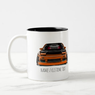 Nissan Silvia S-Chassis 240sx driftspec verlaagd Tweekleurige Koffiemok