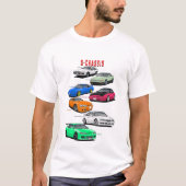 Nissan Silvia S-Chassis-reeks T-shirt (Voorkant)