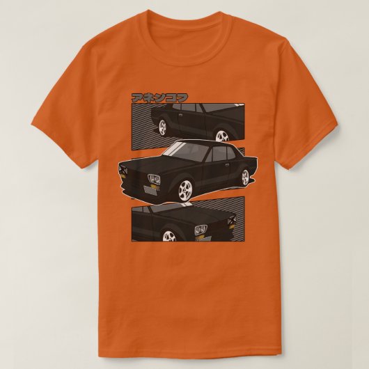 Nissan Skyline 2000 GTR Hakosuka T-shirt (Design voorkant)