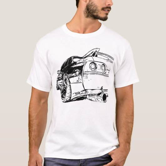 Nissan SKYLINE Graphic T-shirt (Voorkant)