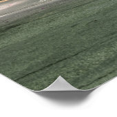 Nissan Skyline GT-R34 in het centrum van Los Angel Poster (Hoek)