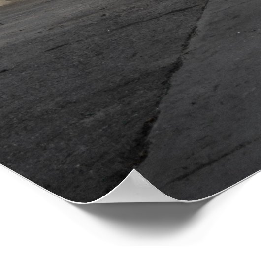 Nissan Skyline GT-R34 in het centrum van Los Angel Poster (Hoek)