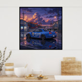 Nissan Skyline GT-R R34 Poster (Keuken)