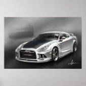 Nissan Skyline GTR35 Poster (Voorkant)