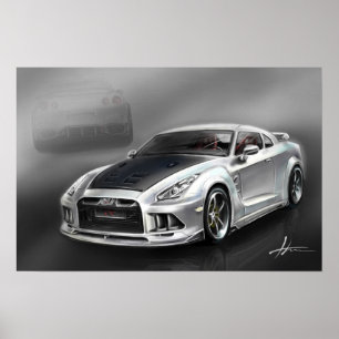Nissan Skyline GTR35 Poster