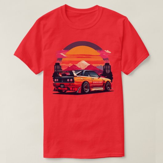 Nissan skyline gtr 2 t-shirt (Design voorkant)