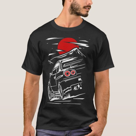 Nissan Skyline GTR 34 Haruna Essential T-Shirt (Voorkant)
