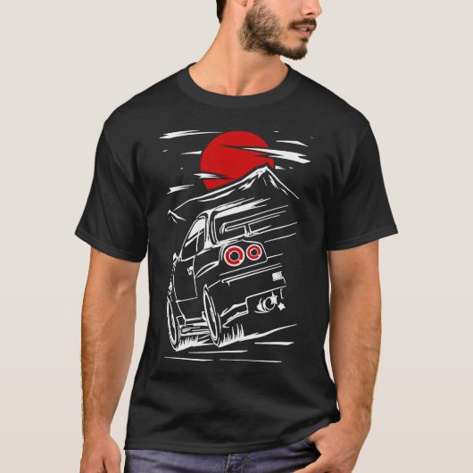 Nissan Skyline GTR 34 Haruna Essential T-Shirt (Voorkant)
