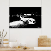 Nissan Skyline GTR City Shot Poster (Keuken)