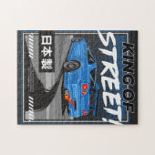 Nissan Skyline GTR Design T-Shirt Legpuzzel (Horizontaal)