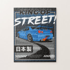 Nissan Skyline GTR Design T-Shirt Legpuzzel