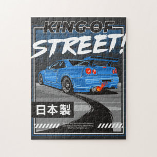 Nissan Skyline GTR Design T-Shirt Legpuzzel