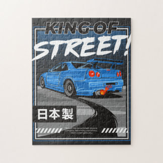 Nissan Skyline GTR Design T-Shirt Legpuzzel