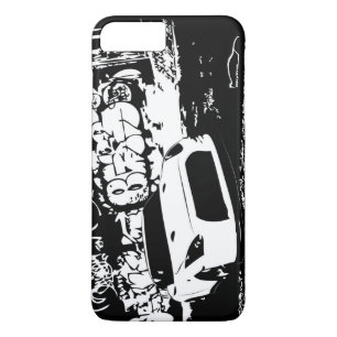 Nissan Skyline GTR met Graffiti Backdrop Case-Mate iPhone Case