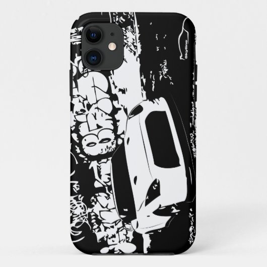 Nissan Skyline GTR met Graffiti Backdrop Case-Mate iPhone Case (Achterkant)