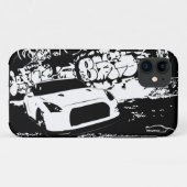 Nissan Skyline GTR met Graffiti Backdrop Case-Mate iPhone Case (Achterkant (horizontaal))