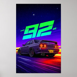Nissan Skyline GTR R32 Poster