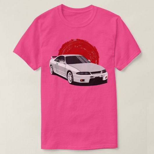 Nissan Skyline GTR r33 1 T-shirt (Design voorkant)