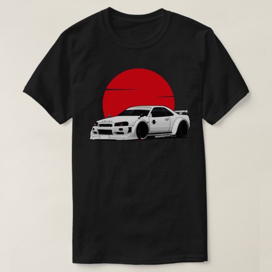 Nissan Skyline R34 GTR T-shirt (Design voorkant)