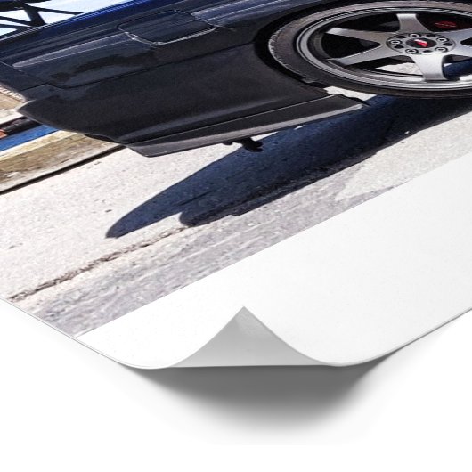 Nissan Skyline R34 poster (Hoek)