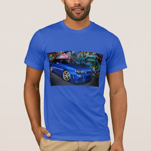 nissan skyline r34 t-shirt (Voorkant)