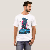 Nissan Skyline R34 T-ShirtNissan Skyline R34 T-shirt (Voorkant volledig)