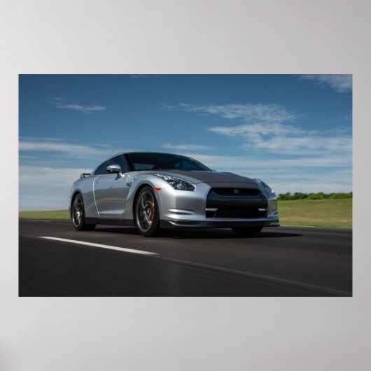 Nissan Skyline R35 GT-R Poster (Voorkant)
