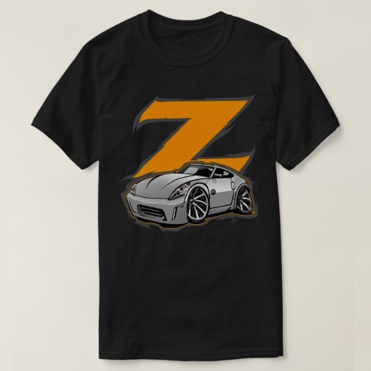 Nissan Z Cartoon Classic T Shirt (Design voorkant)