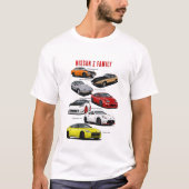 Nissan Z-familie T-shirt (Voorkant)