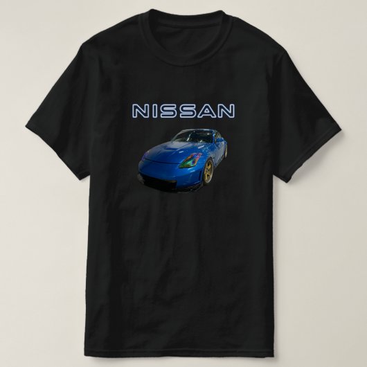 Nissan Zwarte T-shirt (Design voorkant)